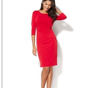 ❤️New York & Company ❤️ side tie knit dress